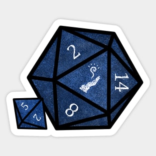 Wizard D20 Sticker